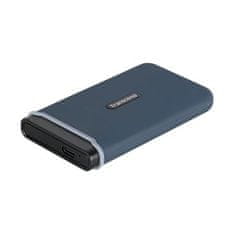 Transcend ESD370C 250GB USB 3.1 Gen2 (USB-C), zunanji SSD disk proti udarcem (3D TLC), 1050MB/R, 950MB/W, modri