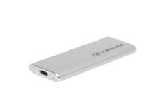 ESD260C 500 GB USB 3.1 Gen2 (USB-C) zunanji SSD (3D TLC), 520 MB/R, 460 MB/W, kompaktna velikost, srebrna