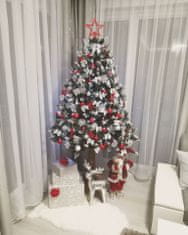 nabbi Božično drevo na štoru Christee 7.220 cm - zeleno/belo