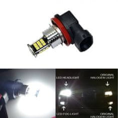 Mstyling LED žarnica H8 H9 H11 30SMD 3020 can-bus SUPER svetilnost