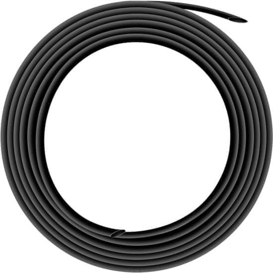 YUNIQUE GREEN-CLEAN 4 kosi črne shrink cevi 4 mm z 1,5 (Skupaj 6 metrov)