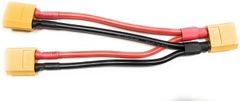 YUNIQUE GREEN-CLEAN XT60 Priključni kabel Adapter za priključek za vzporedno baterijo 14Awg kabel za Rc Lipo (2 ženski do 1 ženski)