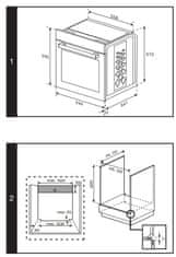 Beko BBIR17300BCS vgradna pečica - odprta embalaža