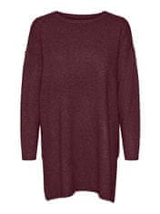 Vero Moda Ženski pulover VMBRILLIANT 10180215 Winetasting MELANGE (Velikost M)