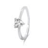 Romantični ženski srebrni prstan RI042W (Obseg 56 mm)
