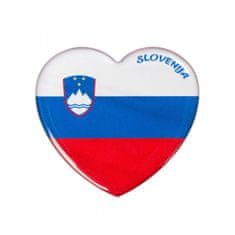 Slovenija srček magnet