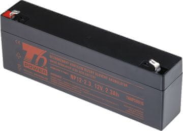 T6 power Baterija NP12-2.3, 12V, 2,3Ah, F1