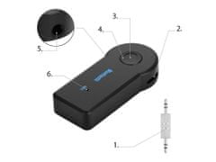 Verkgroup Akumulatorski audio sprejemnik Bluetooth 3.0 AUX JACK + mikrofon