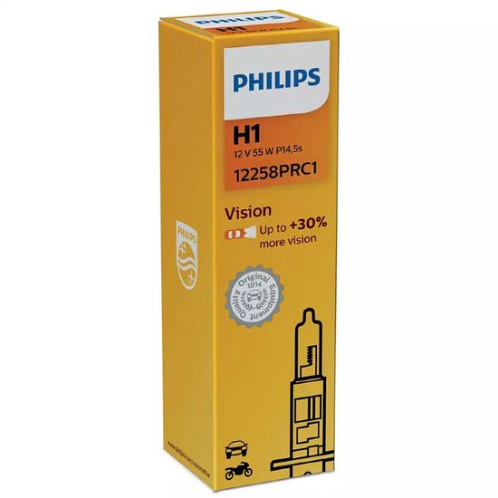 Philips žarnica 12V H1 – 55W P43T Vision