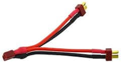 YUNIQUE GREEN-CLEAN 1 kos T vtič Vzporedni T-Deans kabel za moške in ženske priključke za LiPo RC baterijo
