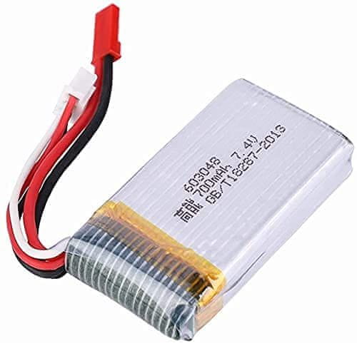 YUNIQUE Lithium-Akku 7,4V 500mAh – High-Speed-Akku Für RC-Modelle (kompatibel Mit EC16, DE85), Wiederaufladbar