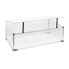 Wiltec Vrtni alu. rastlinjak 100x60cm prozoren dvojna vrata