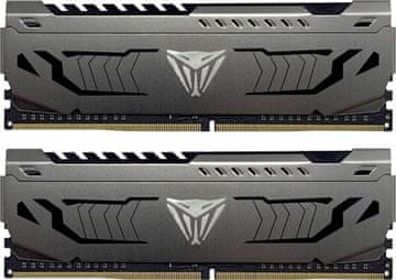 Patriot Viper Steel 32GB DDR4 3600MHz / DIMM / CL18 / 1,35V / toplotni ščitnik / KIT 2x 16GB