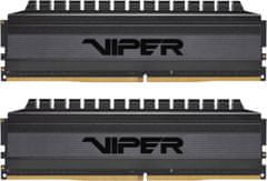 Patriot Viper 4 Blackout 64GB DDR4 3600MHz / DIMM / CL18 / 1,35V / toplotni ščit / KIT 2x 32GB