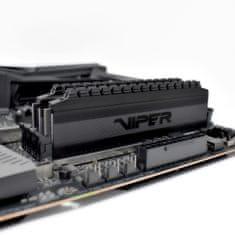 Patriot Viper Blackout/DDR4/16GB/3000MHz/CL16/2x8GB/črna