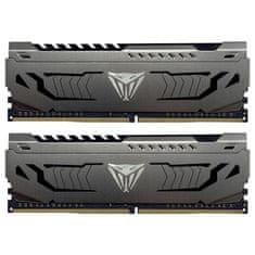 Patriot Viper Steel 16GB DDR4 3600MHz / DIMM / CL18 / 1,35V / toplotni ščitnik / KIT 2x 8GB