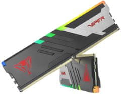 Patriot VIPER VENOM RGB 32GB DDR5 6200MT/s / DIMM / CL40 / 1.1V / Kit 2x 16GB