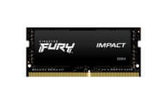 Kingston FURY Impact/SO-DIMM DDR4/32GB/3200MHz/CL20/2x16GB/črna