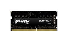 Kingston FURY Impact/SO-DIMM DDR4/8GB/3200MHz/CL20/1x8GB/črna