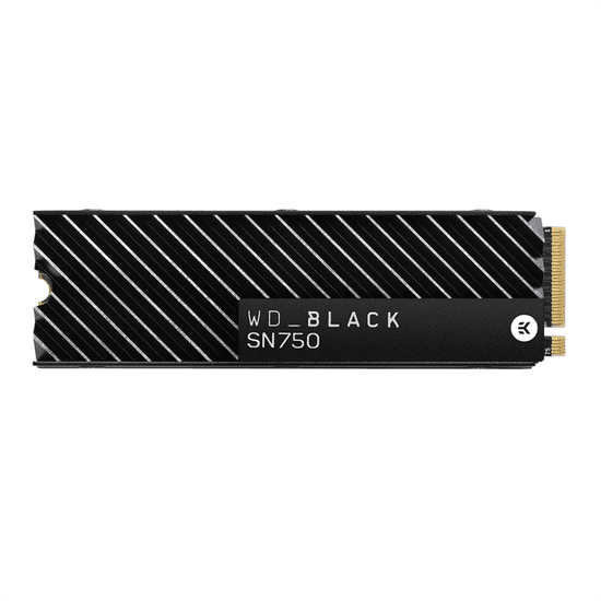 WD Black SN750 SSD 500 GB s hlajenjem