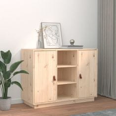 Vidaxl Komoda 100x40x75 cm trdna borovina