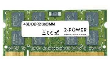 2-Power 4GB PC2-6400S 800MHz DDR2 CL6 SoDIMM 2Rx8 (doživljenjska garancija)
