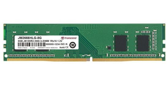 Transcend Pomnilnik 8GB DDR4 2666 U-DIMM (JetRam) 1Rx16 CL19