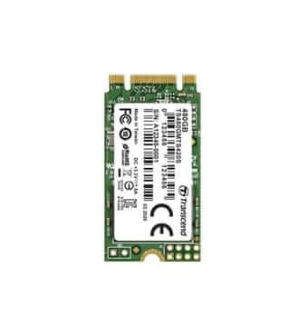 Transcend MTS420S 480 GB SSD M.2 2242, SATA III (3D TLC), 530 MB/s R, 480 MB/s W