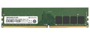Transcend Pomnilnik 8GB DDR4 3200 U-DIMM (JetRam) 1Rx8 CL22