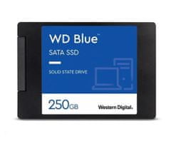 WD BLUE 3D NAND SSD S250G3B0A 250GB SA510 SATA/600, (R:555, W:440MB/s), 2,5"