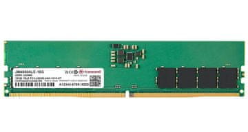 Transcend Pomnilnik 16GB DDR5 4800 U-DIMM (JetRam) 1Rx8 2Gx8 CL40 1.1V