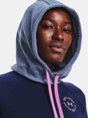 Under Armour Pulover Rival Fleece CB Hoodie-NVY S