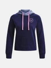 Under Armour Pulover Rival Fleece CB Hoodie-NVY S