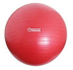 gimnastična žoga master super ball 75 cm - rdeča
