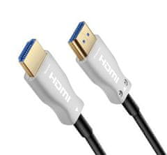 PremiumCord optični kabel HDMI High Speed z etrom. 4K@60Hz 10 m, M/M, pozlačeni konektorji