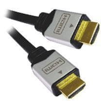 PremiumCord Kabel HDMI M/M, zlati in kovinski HQ, 5 m