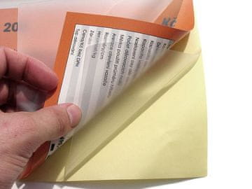 Laminirna folija Eurosupplies A3, 80 mikrometrov, samolepilna, sijajna 100 kosov