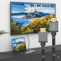 Hama kabel HDMI Ultra High Speed 8K 2,0 m, Prime Line