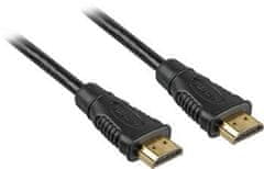 PremiumCord 4K Kabel HDMI A - HDMI A M/M pozlačeni konektorji 1m