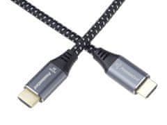 ULTRA HDMI 2.1 High Speed + Ethernet kabel 8K@60Hz, pozlačen 1m
