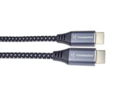 ULTRA HDMI 2.1 High Speed + Ethernet kabel 8K@60Hz, pozlačen 1m