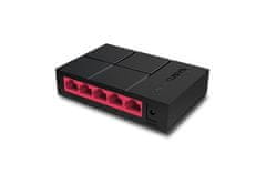 Mercusys MS105G 5-portno mini namizno stikalo 10/100/1000M, 5 priključkov 10/100/1000M RJ45, plastično ohišje