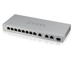 Zyxel XGS1250-12, 12-portno gigabitno spletno upravljano stikalo z 8 vhodi 1G + 3 vhodi MultiGig 1/2,5/5/10G + 1 vhod SFP+