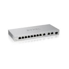 Zyxel XGS1250-12, 12-portno gigabitno spletno upravljano stikalo z 8 vhodi 1G + 3 vhodi MultiGig 1/2,5/5/10G + 1 vhod SFP+