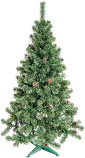 Aga Božično drevo Aga jelka z borovimi storži 160 cm