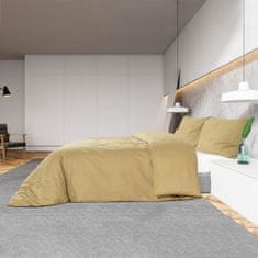 Vidaxl Posteljnina taupe 155x220 cm bombaž