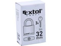 Extol Craft Litoželezna ključavnica obarvan, 32mm