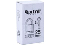 Extol Craft Litoželezna ključavnica obarvan, 25mm