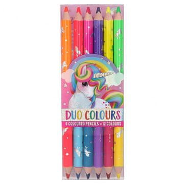 Komplet dvojnih barvic Duo Colors Ylvi in Minimoomis, 6 barvic - 12 barv