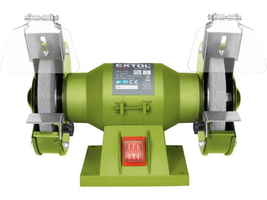 Extol Craft Namizni brusilnik z dvema diskoma, 150W